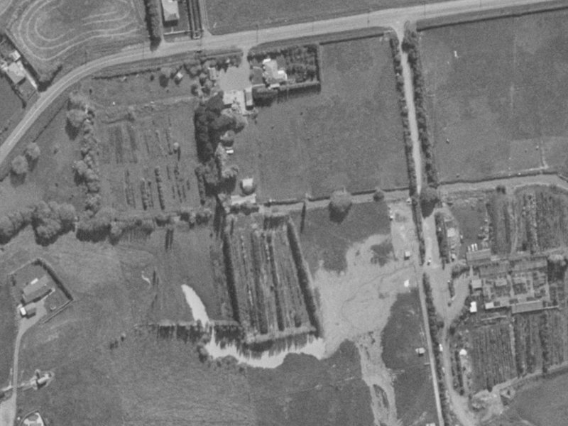 12 Croftfield Place from the air, 1970-1974