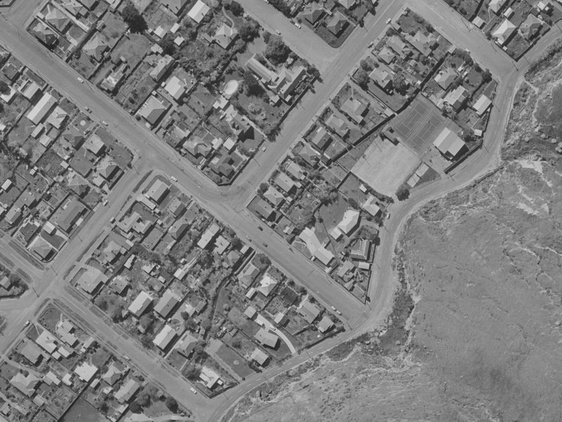 53 Head Street from the air, 1970-1974