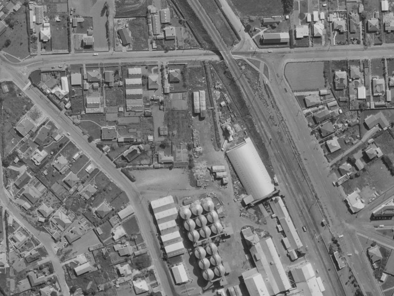 11 Stead Lane from the air, 1970-1974