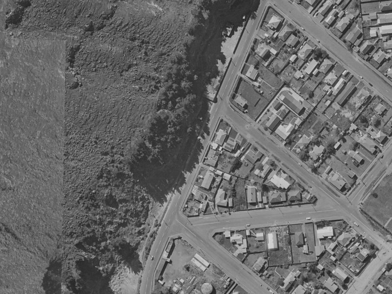 102 Wakefield Avenue from the air, 1970-1974