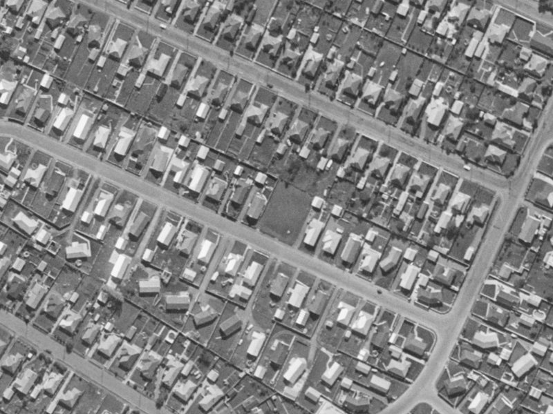16/18 Fern Drive from the air, 1970-1974