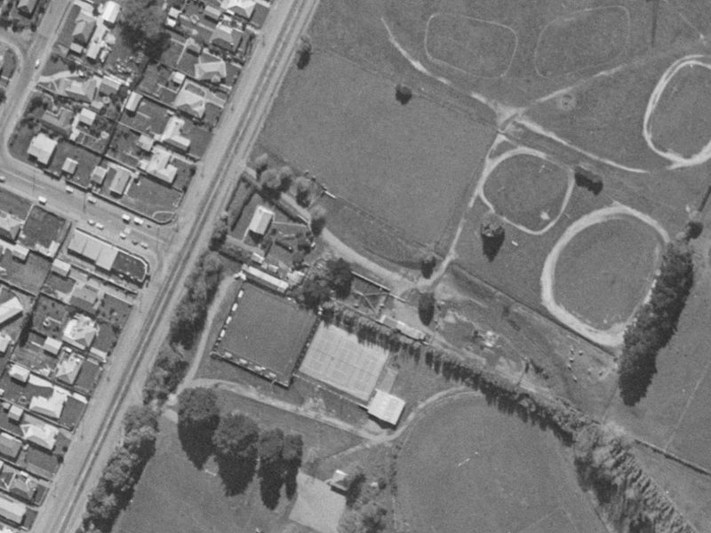 23 Hyde Place from the air, 1970-1974