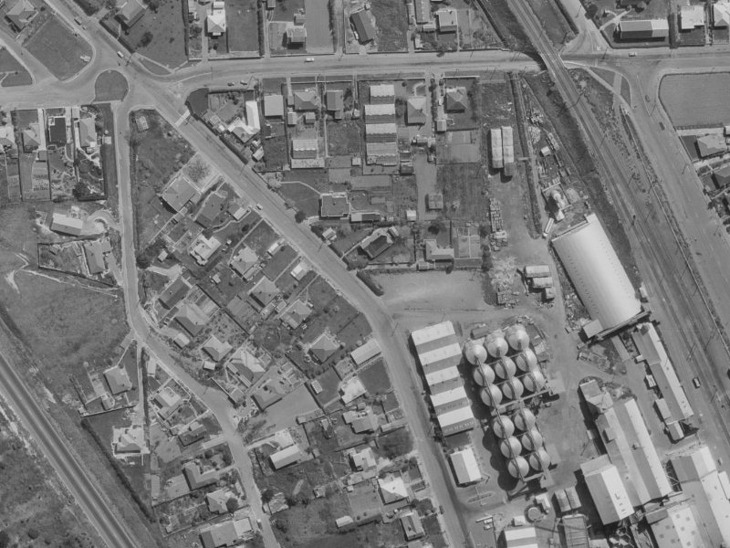 73 Port Hills Road from the air, 1970-1974