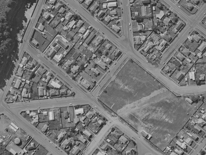 Saint Leonards Square from the air, 1970-1974