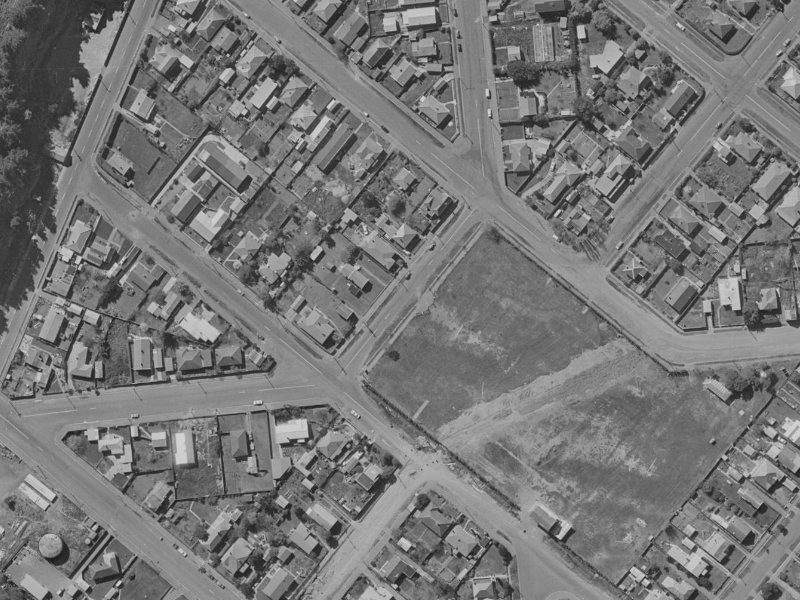 6B Saint Leonards Square from the air, 1970-1974