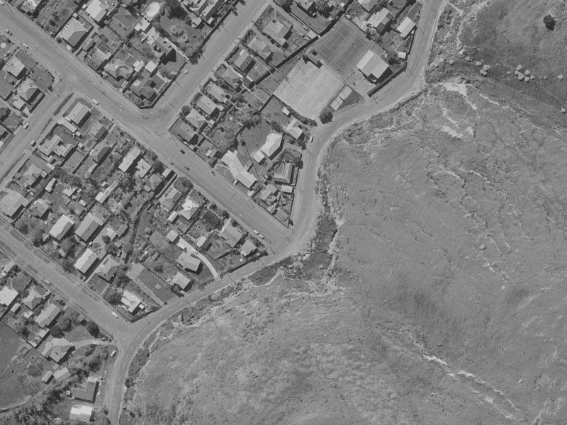 65 Colenso Street from the air, 1970-1974
