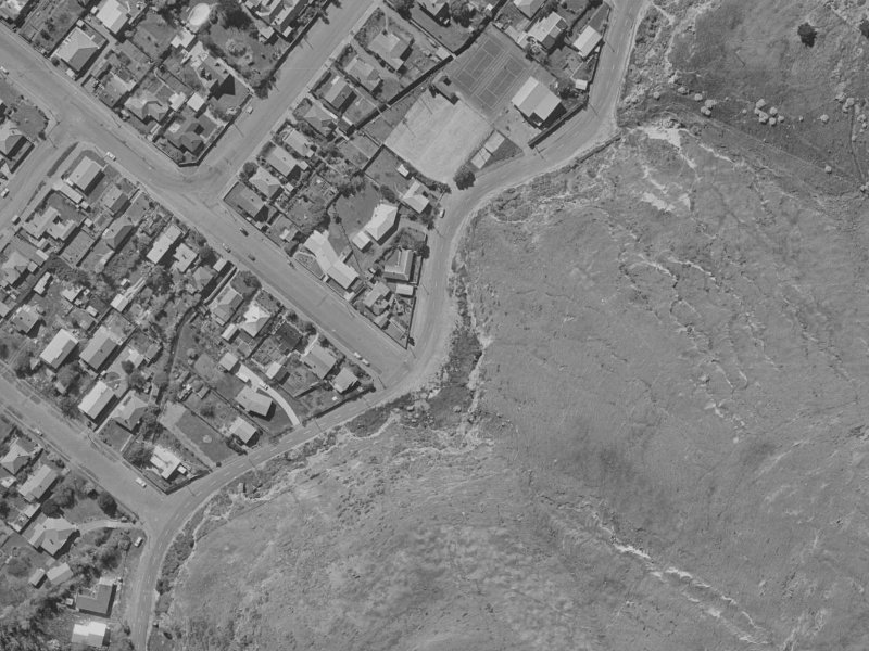 43 Heberden Avenue from the air, 1970-1974