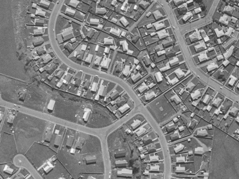 116 wales Street from the air, 1970-1974
