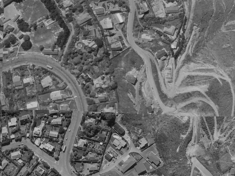 44 Kidson Terrace from the air, 1970-1974