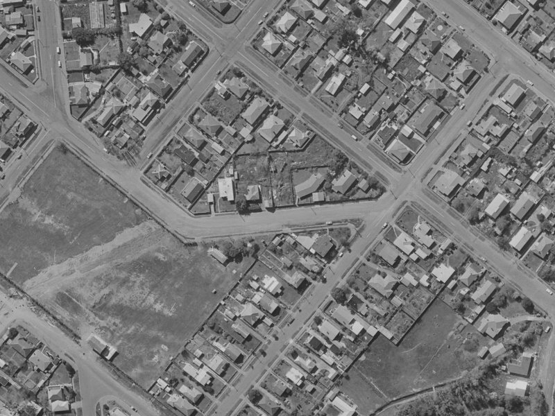 15A Duncan Street from the air, 1970-1974