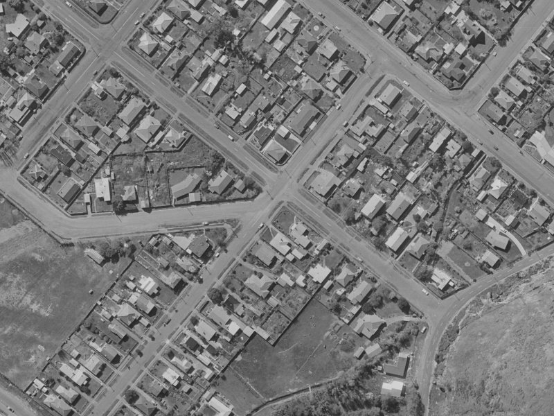 50 Arnold Street from the air, 1970-1974
