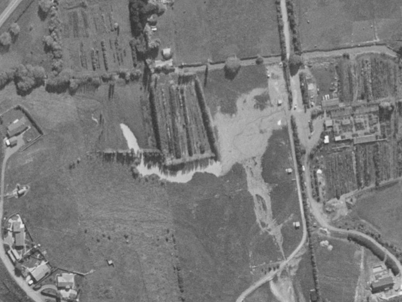 5A Croftfield Place from the air, 1970-1974