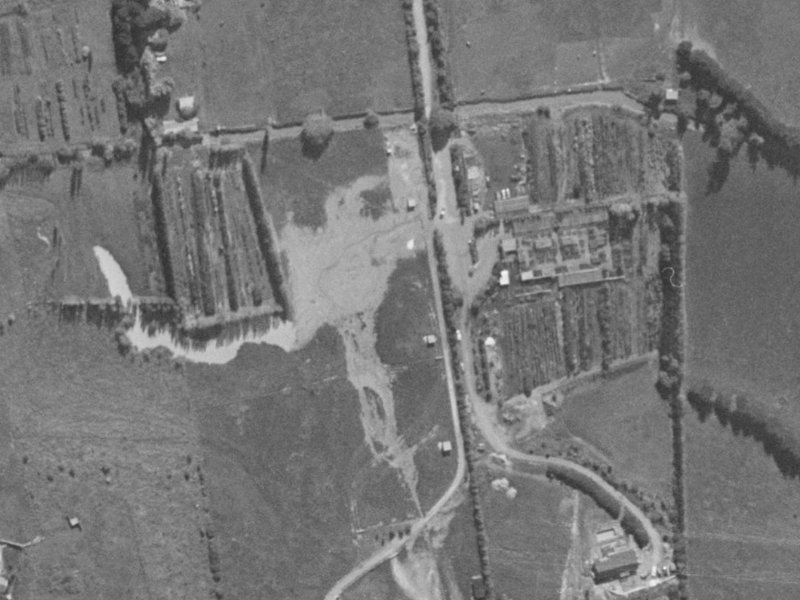 1 Croftfield Place from the air, 1970-1974
