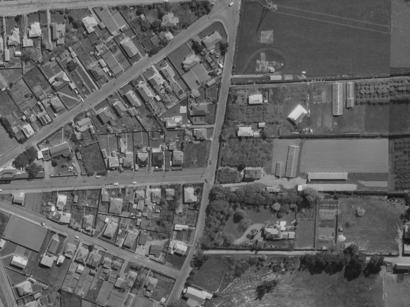 77 Bridle Path Road from the air, 1970-1974