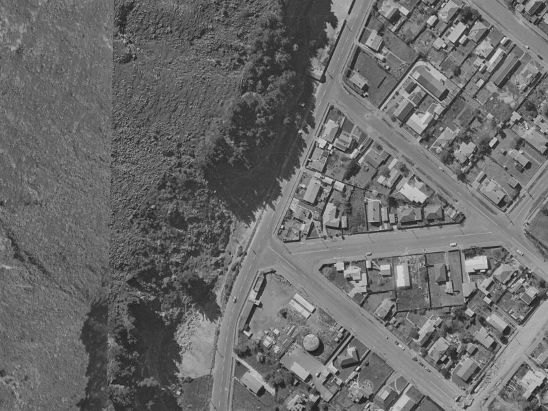 107A Wakefield Avenue from the air, 1970-1974