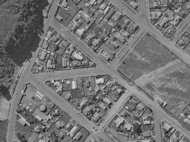 12 Campbell Street from the air, 1970-1974