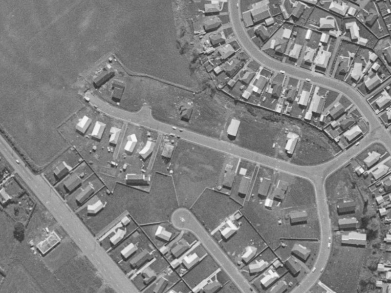 18 Patterson Terrace from the air, 1970-1974