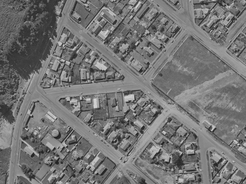10A Duncan Street from the air, 1970-1974