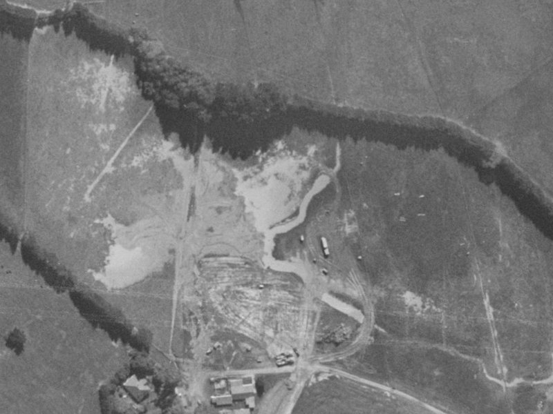 33 Holbrook Way from the air, 1970-1974