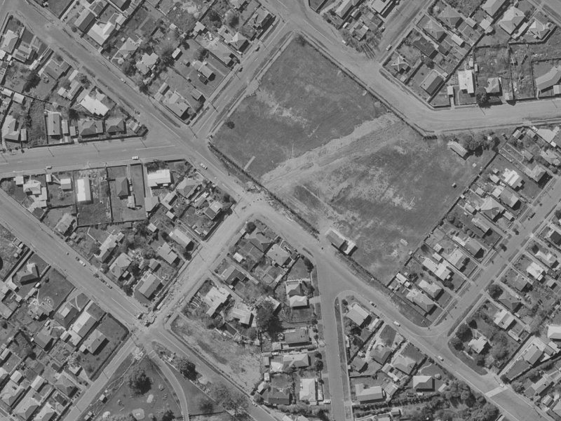Campbell Street from the air, 1970-1974