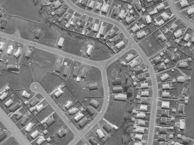 5 Patterson Terrace from the air, 1970-1974