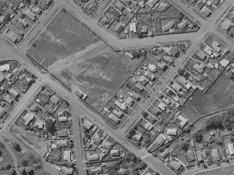 26 Clark Street from the air, 1970-1974