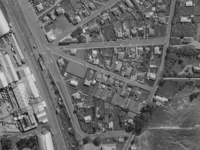 14 Rollin Street from the air, 1970-1974