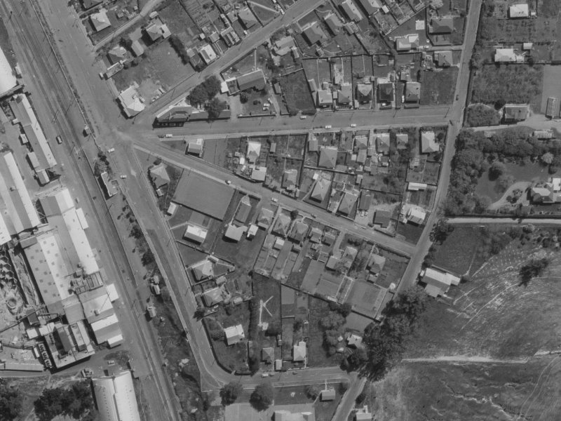 Rollin Street from the air, 1970-1974