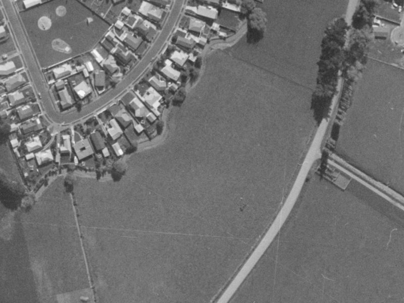 Dalweny Lane from the air, 1970-1974