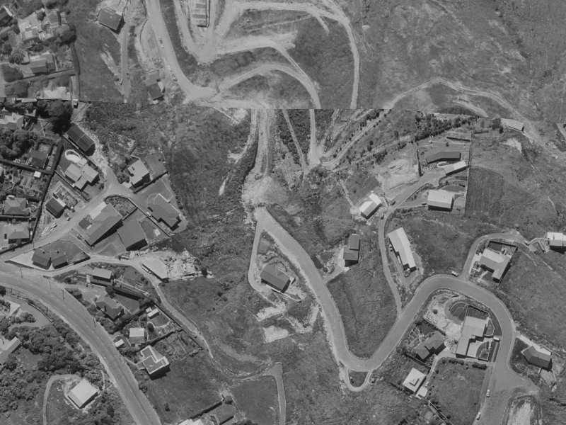85 Kidson Terrace from the air, 1970-1974