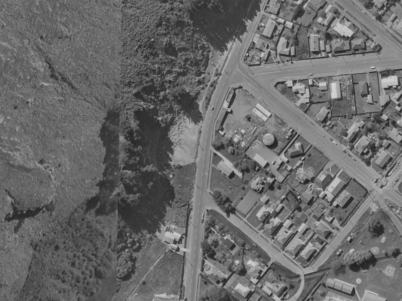 117 Wakefield Avenue from the air, 1970-1974