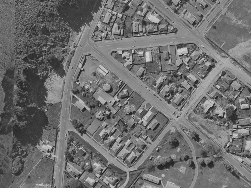 12 Truro Street from the air, 1970-1974