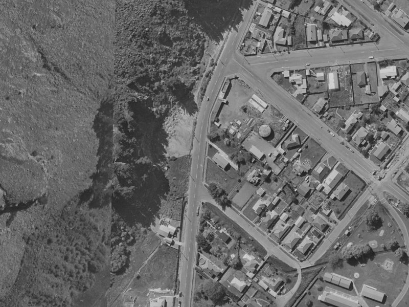 119 Wakefield Avenue from the air, 1970-1974