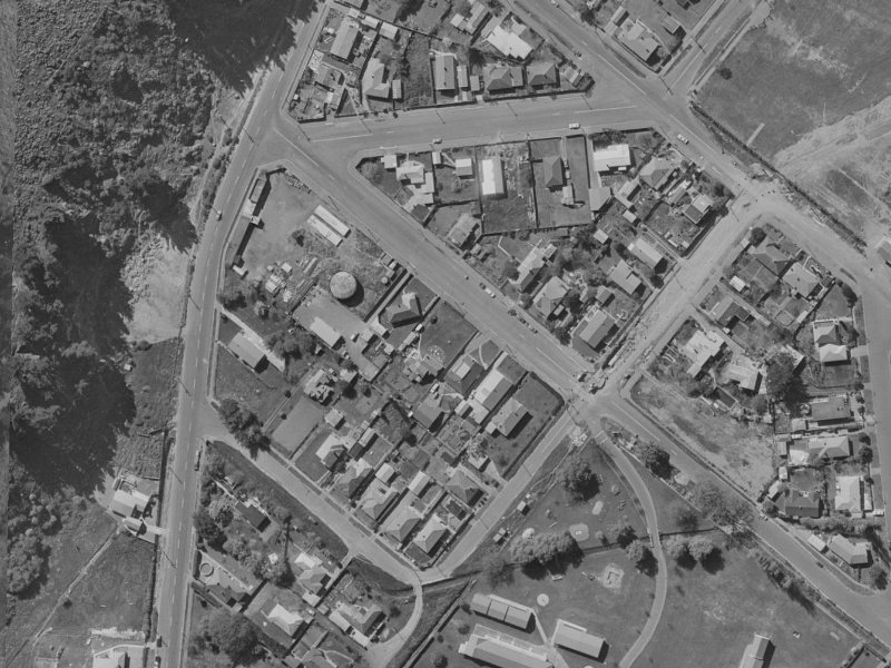 16A Truro Street from the air, 1970-1974
