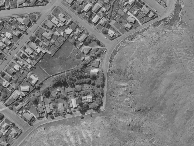 44 Heberden Avenue from the air, 1970-1974