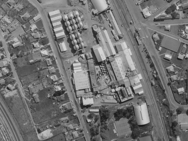 64 Port Hills Road from the air, 1970-1974