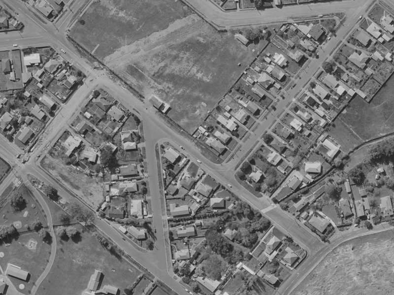 34 Clark Street from the air, 1970-1974