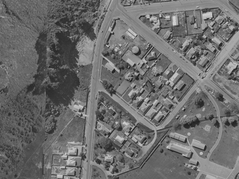 Paisley Street from the air, 1970-1974