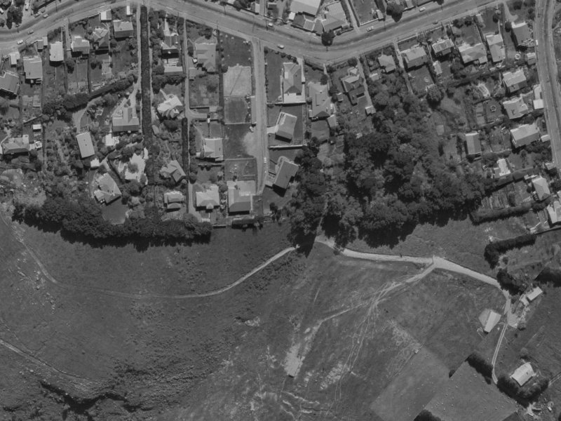 108B Hackthorne Road from the air, 1970-1974