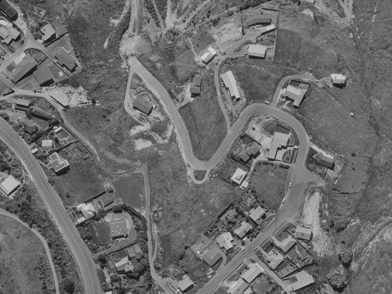 123 Kidson Terrace from the air, 1970-1974