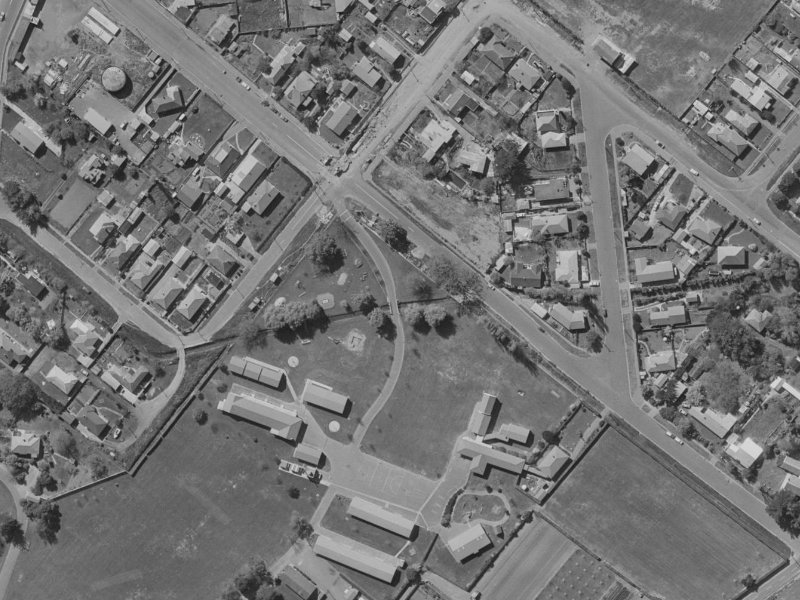 Truro Street from the air, 1970-1974