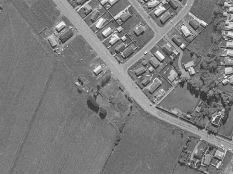 163 Halswell Junction Road from the air, 1970-1974