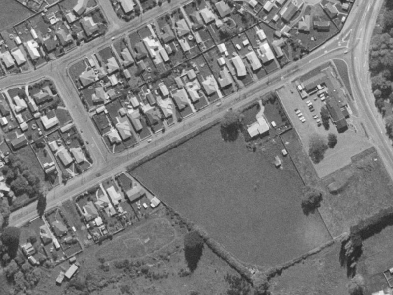 16 Nicholls Road from the air, 1970-1974