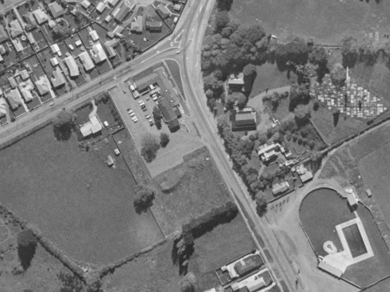 8 Nicholls Road from the air, 1970-1974