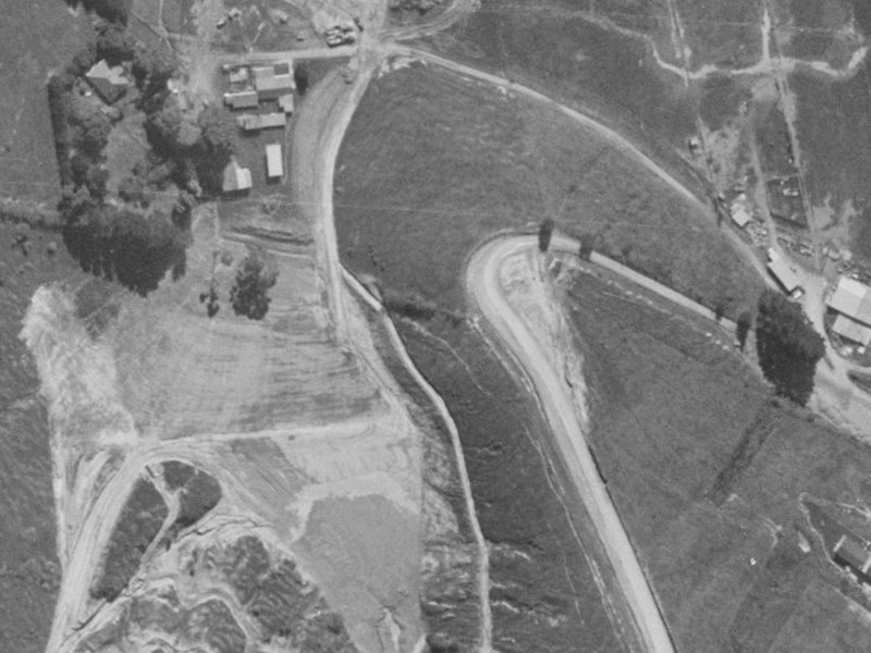 Hadleigh Lane from the air, 1970-1974