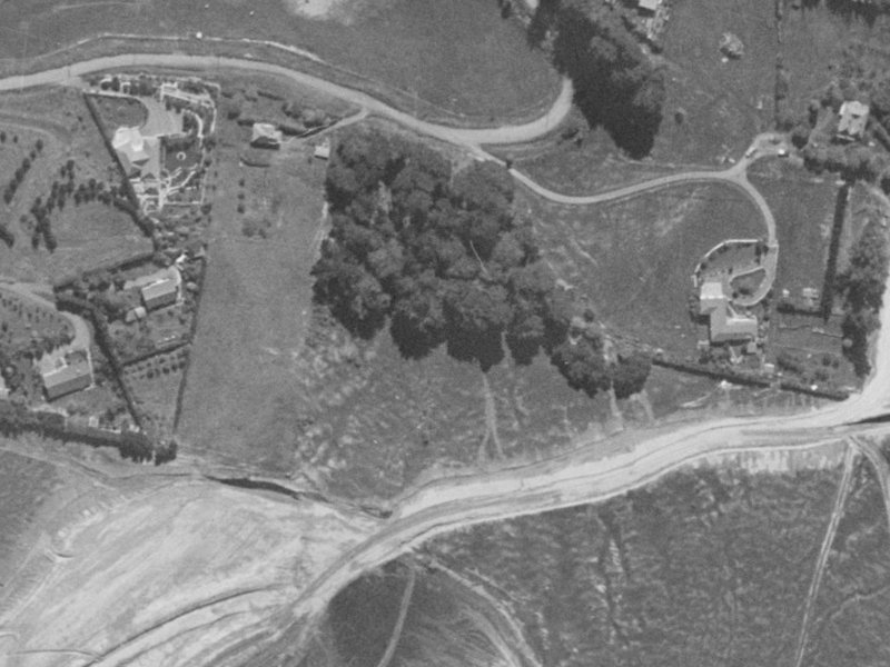 Uldale Place from the air, 1970-1974