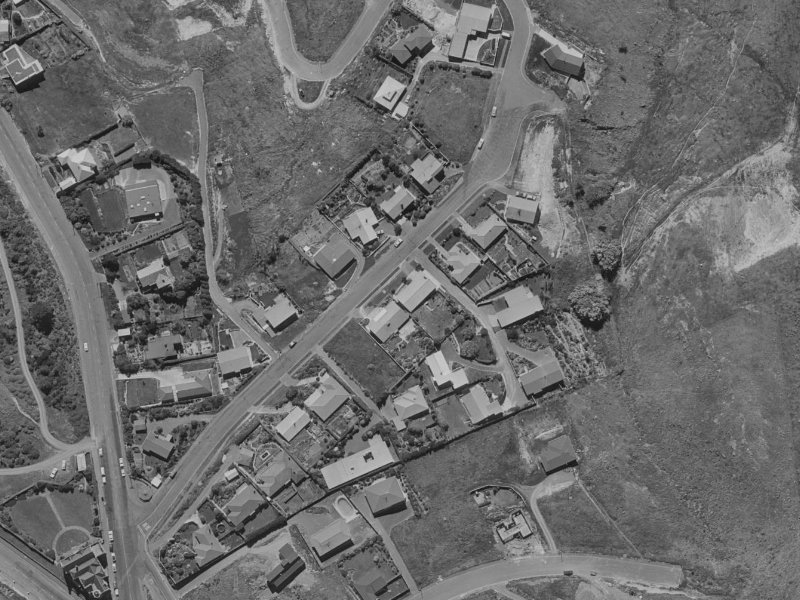 Takahe Drive from the air, 1970-1974