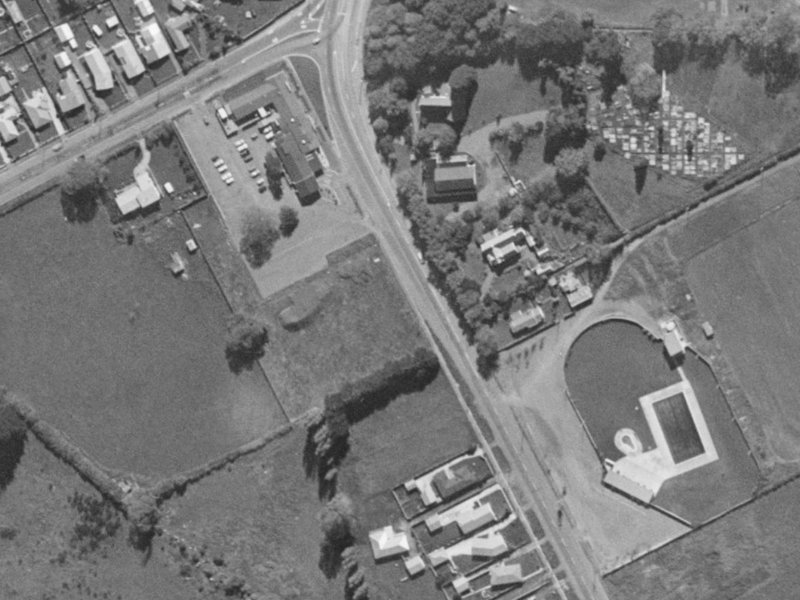 346-360 Halswell Road from the air, 1970-1974