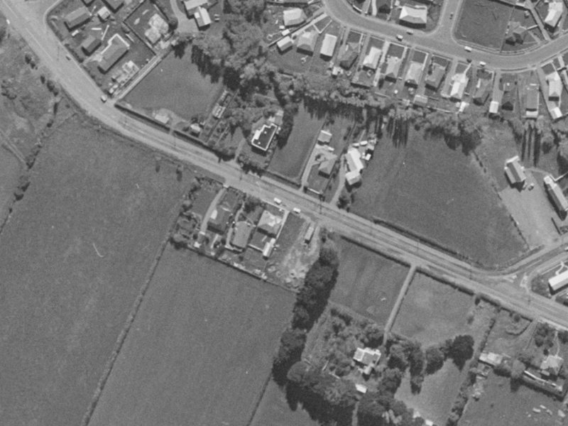 133 Halswell Junction Road from the air, 1970-1974