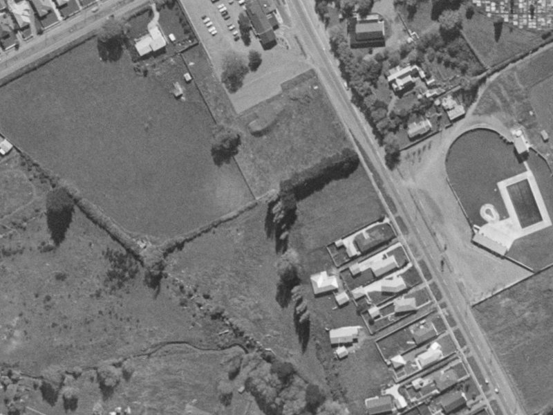 48 Rearsby Drive from the air, 1970-1974